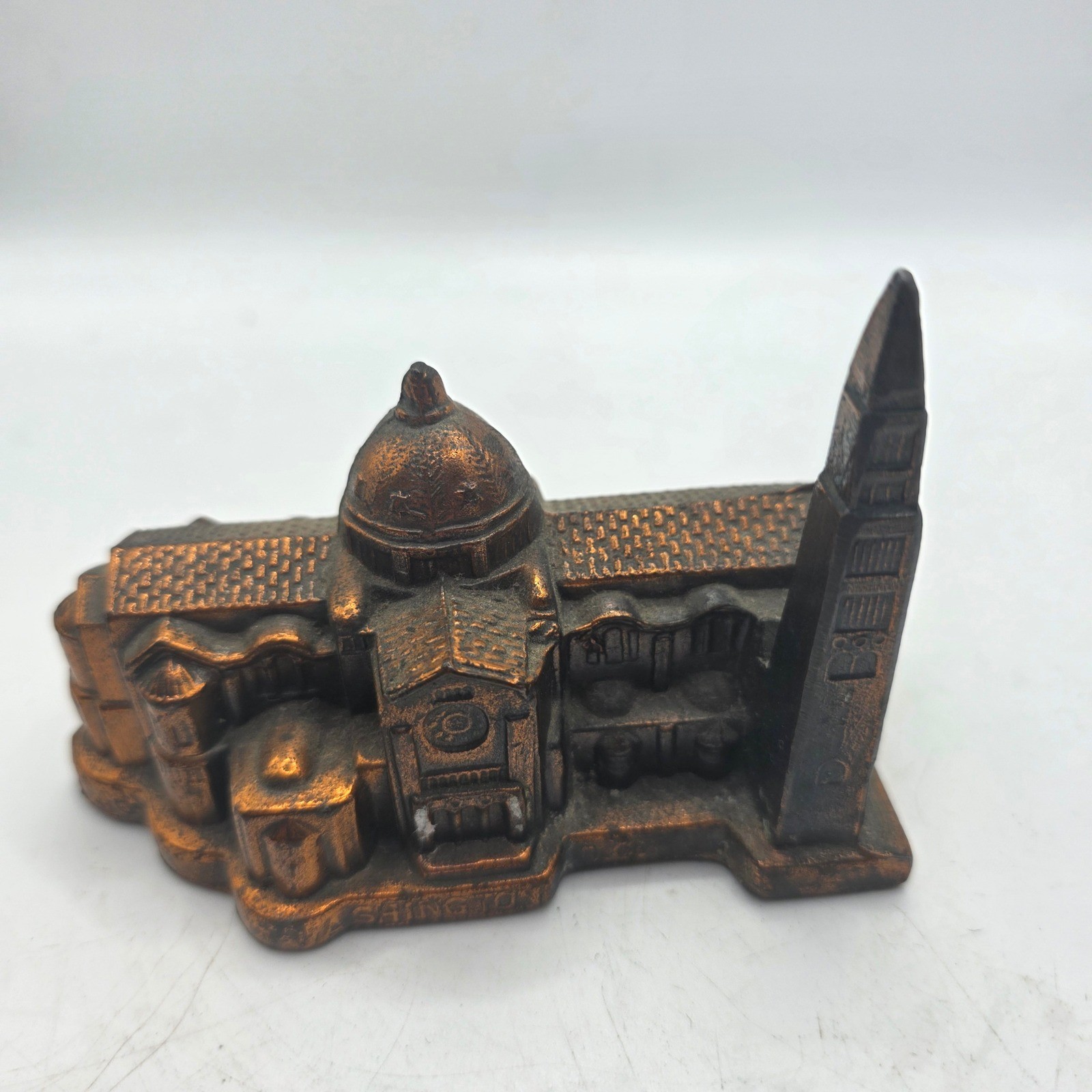 Vintage Washington DC Shrine of the Immaculate Conception Copper Metal Souvenir