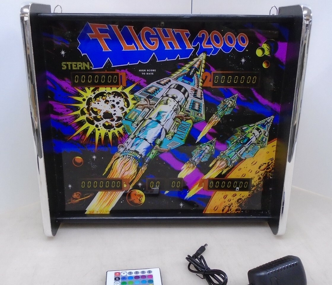 Stern Flight 2000 Pinball Head LED Display light box