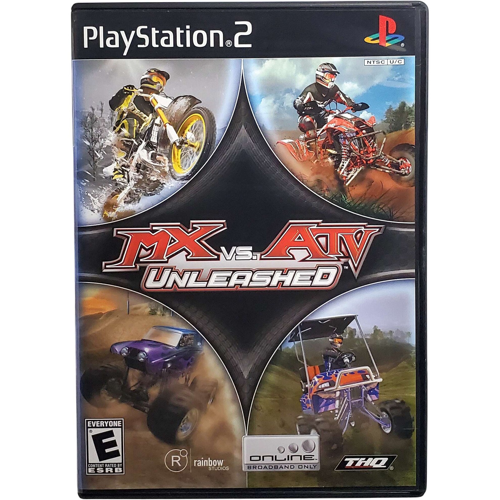 MX Vs. ATV Unleashed - Sony Playstation 2 PS2 1010 Pristine Tested 1Y Guarantee