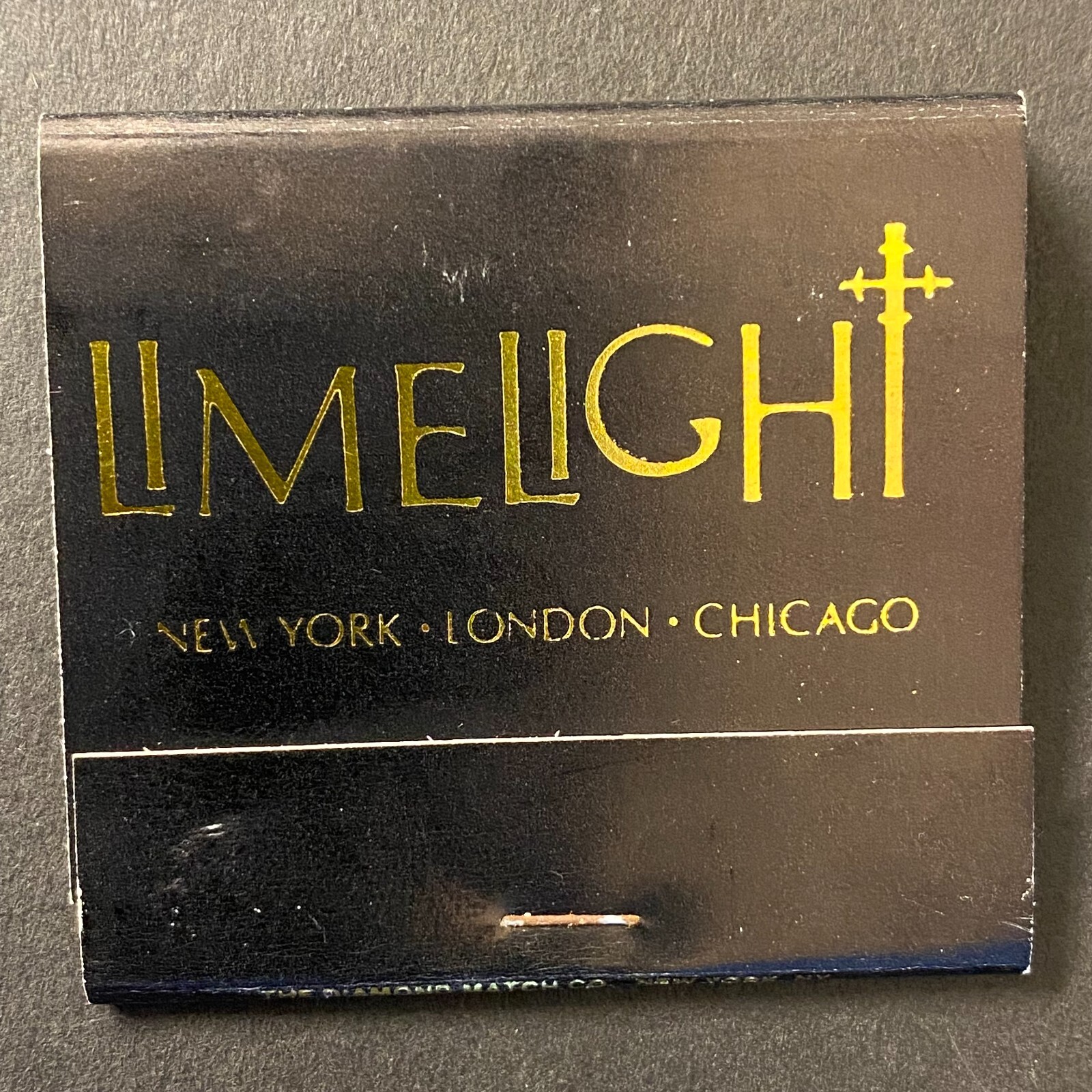 Limelight Night Club New York City Peter Gatien Full Matchbook NOS c1985-89