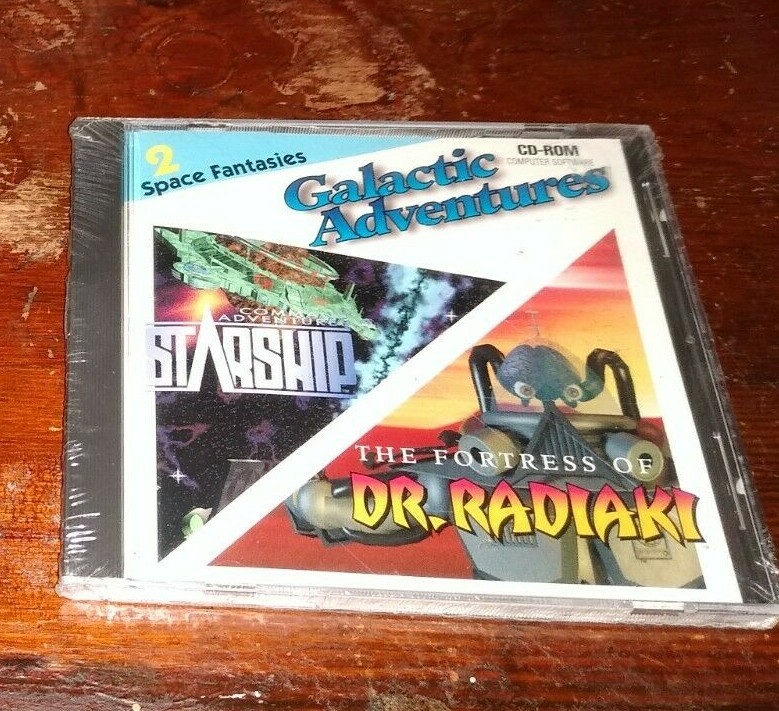 2 Space Fantasies. Command Adventures Starship & The Fortress Of Dr Radiaki NEW