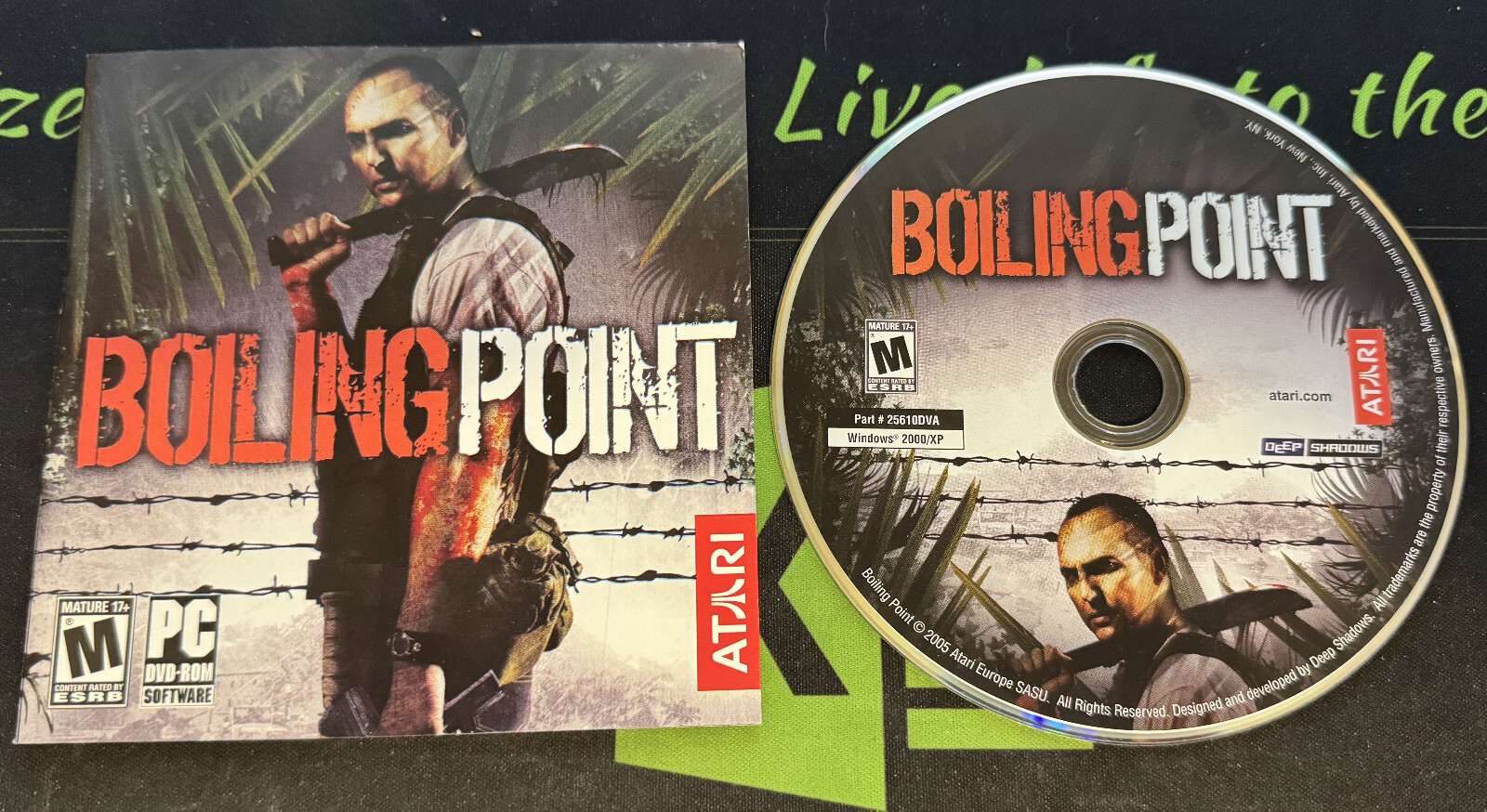 Boiling Point PC dvd disc & manual no box