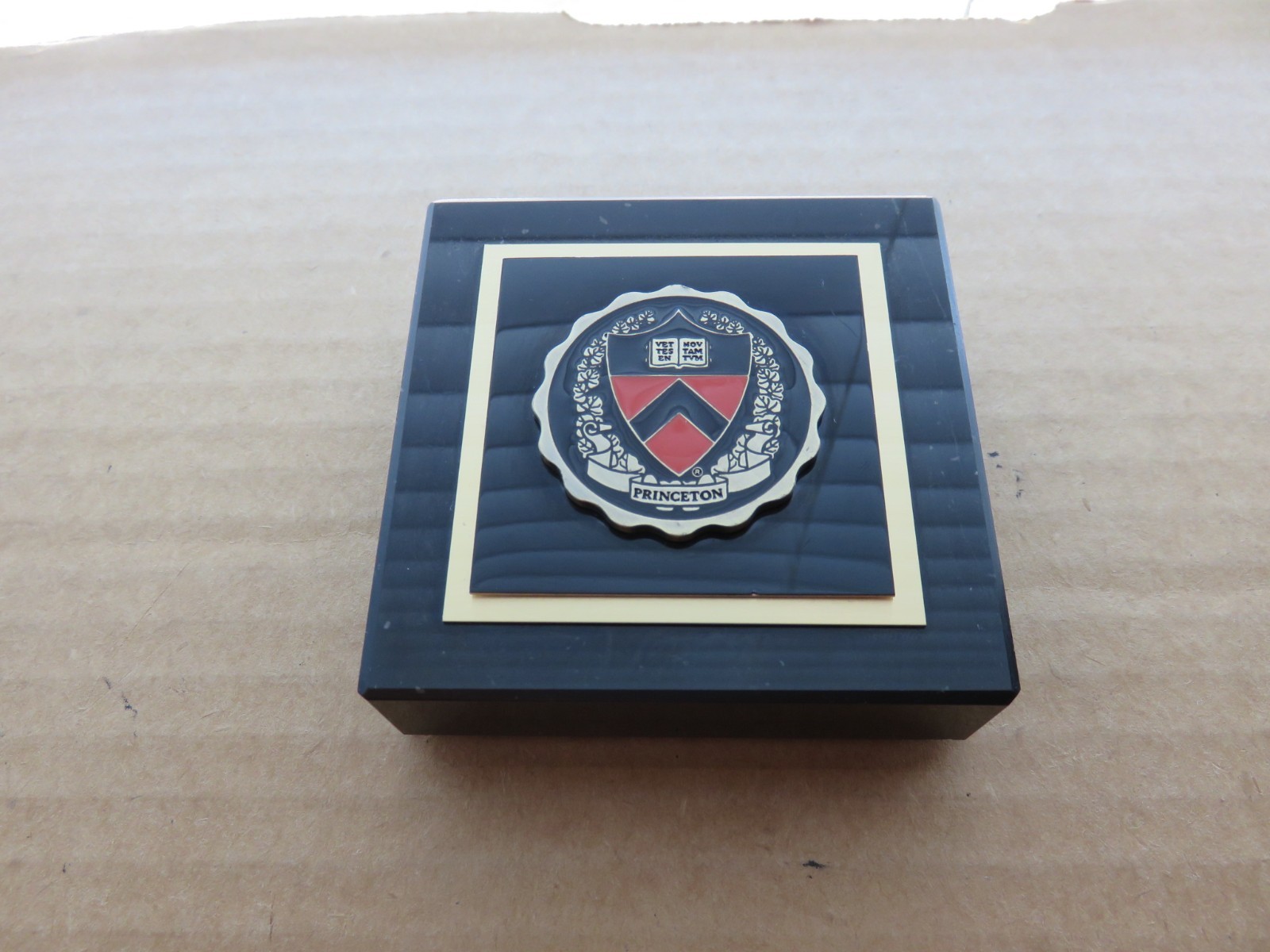 Rare Princeton University Marble Desk Paperweight 12oz