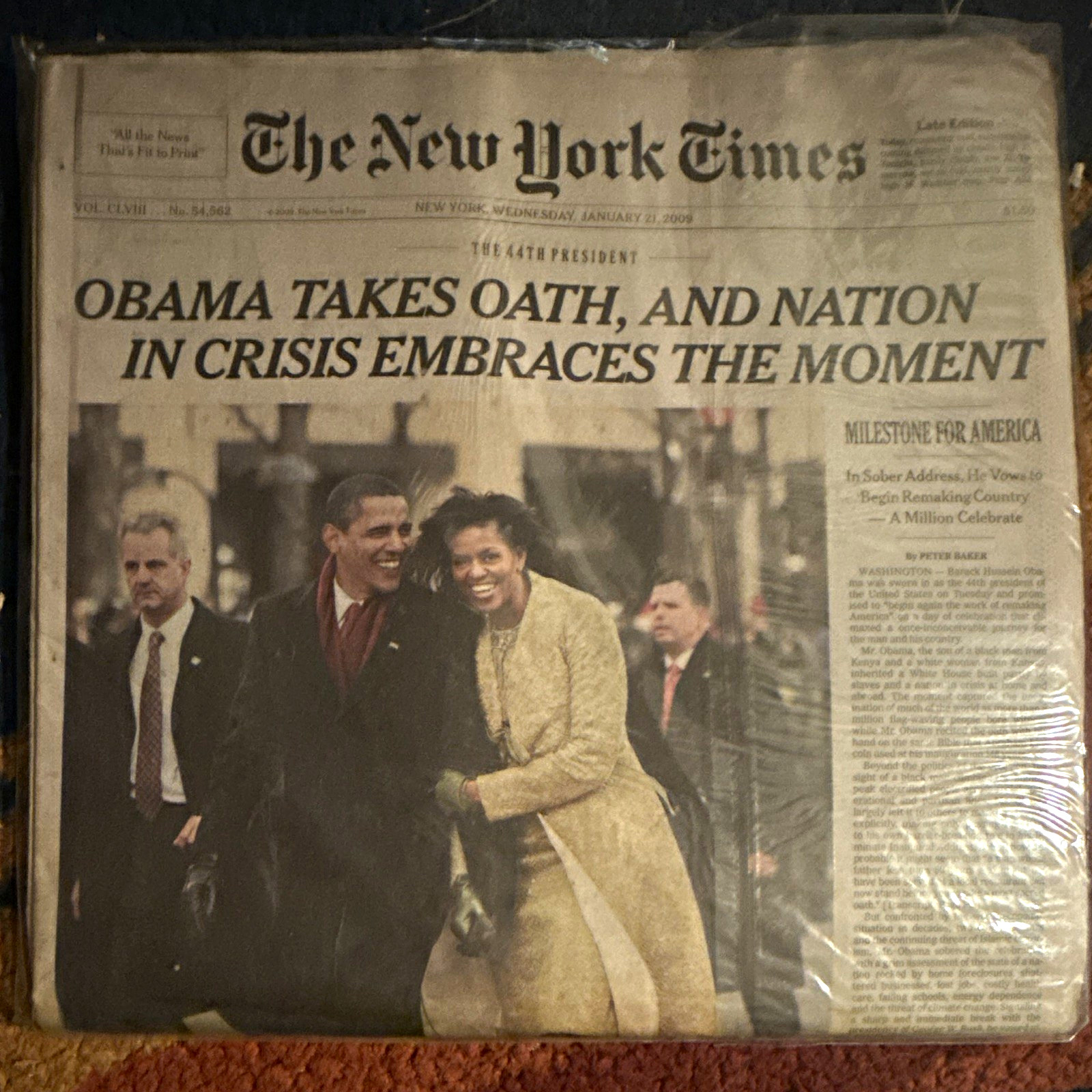 The New York Times Newspaper Issue - Jan 21, 2009 \