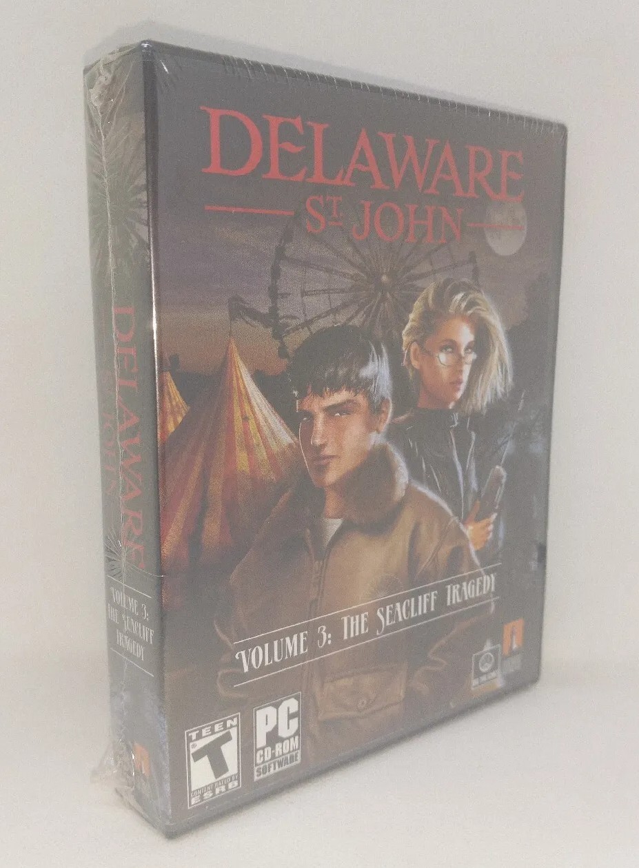 Delaware St. John Vol 3: The Seacliff Tragedy PC Game * Win 98/ME/2000/XP * New