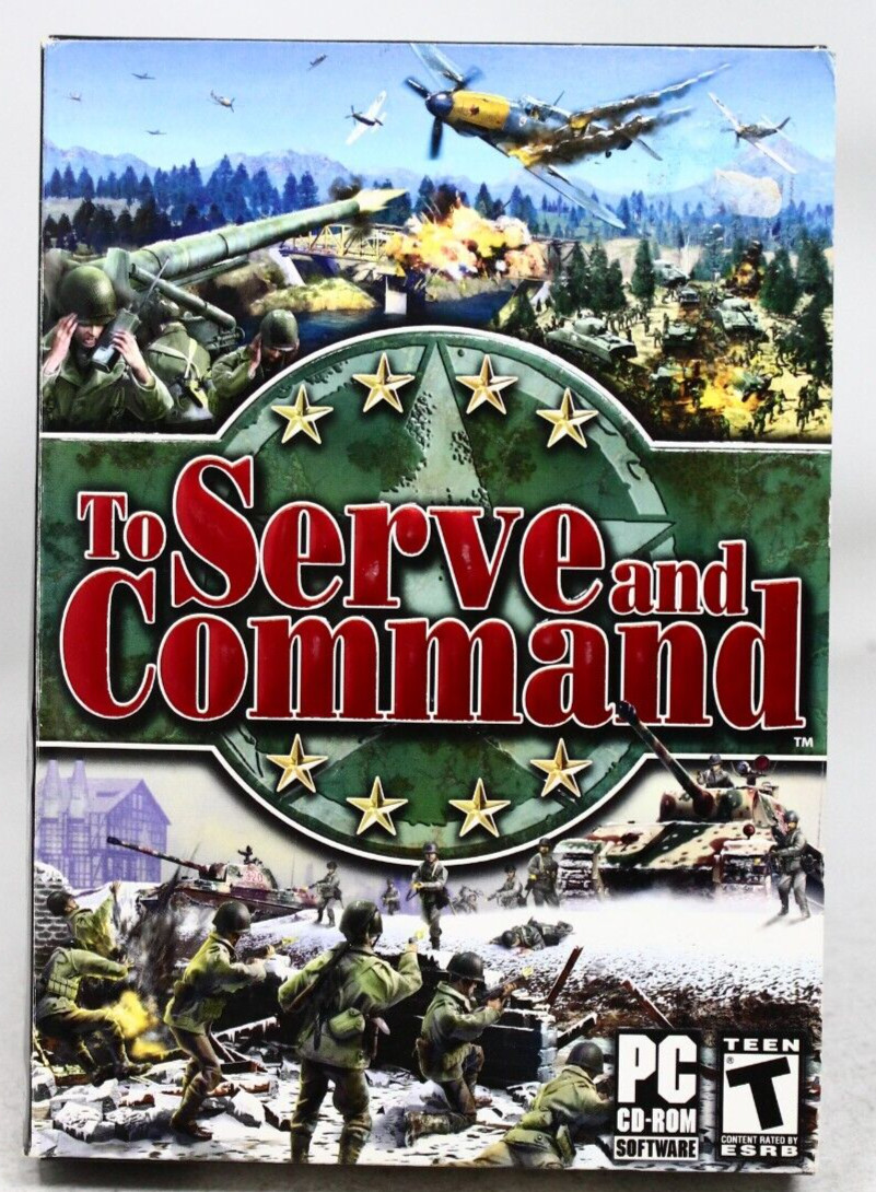 To Serve and Command (PC, 2004) -New Sealed - See desc