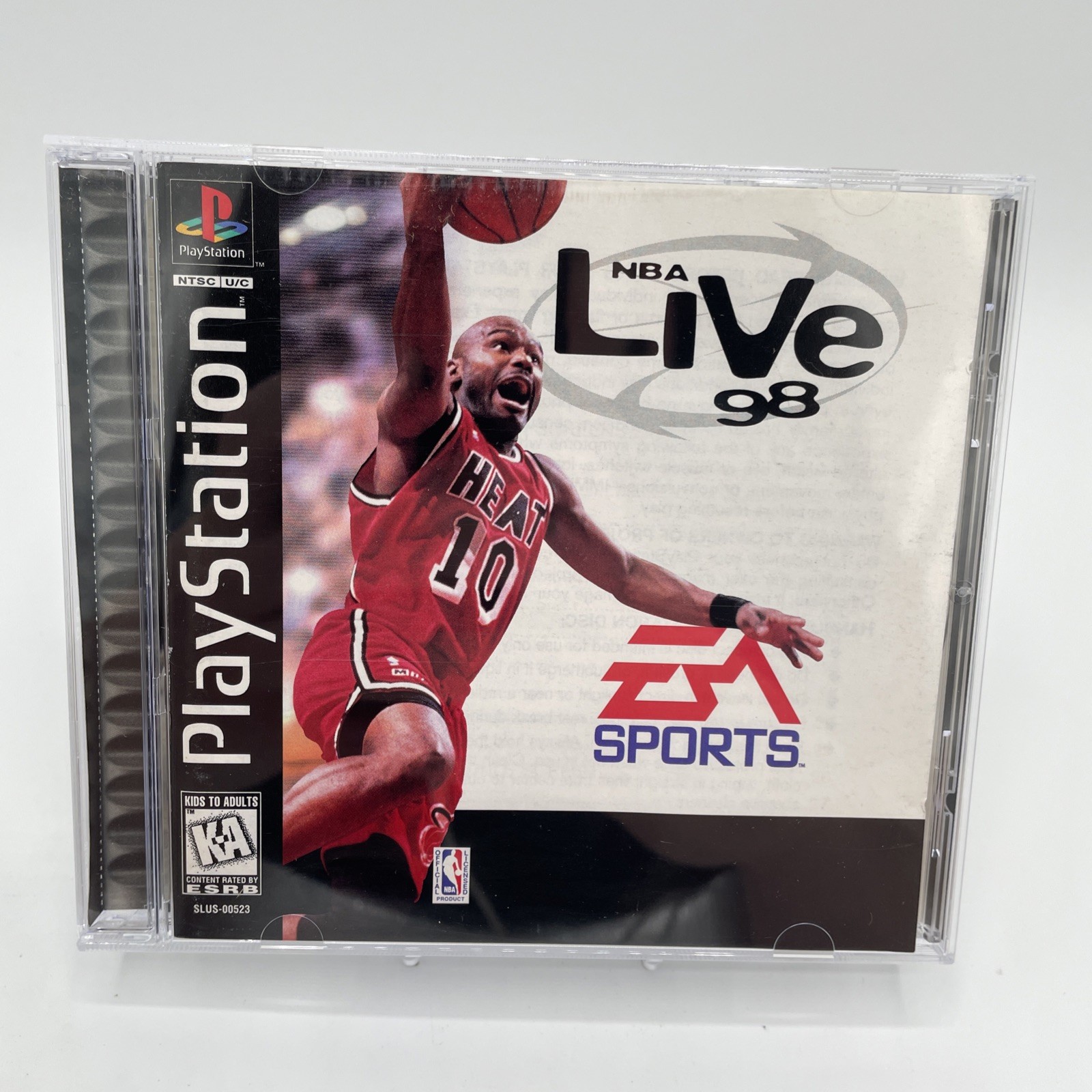 NBA Live 98 PS1 PlayStation 1 Complete CIB
