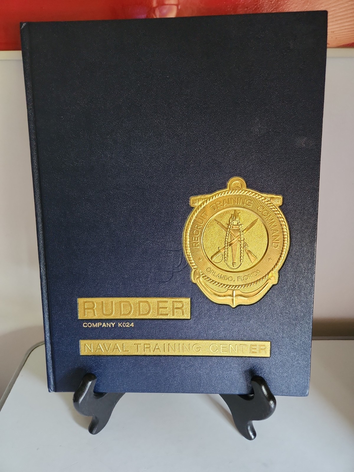 1990 Company K024 Rudder Naval Training Center Orlando Florida Navy Yearbook Log