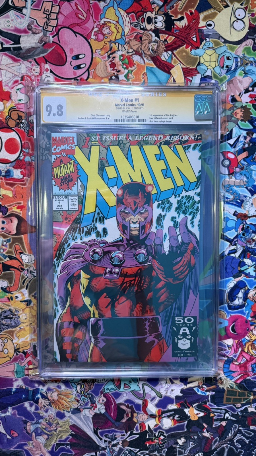 Marvel Comics X-Men #1 1991 CGC 9.8 Signed by Stan Lee Cover Variant A Magneto 