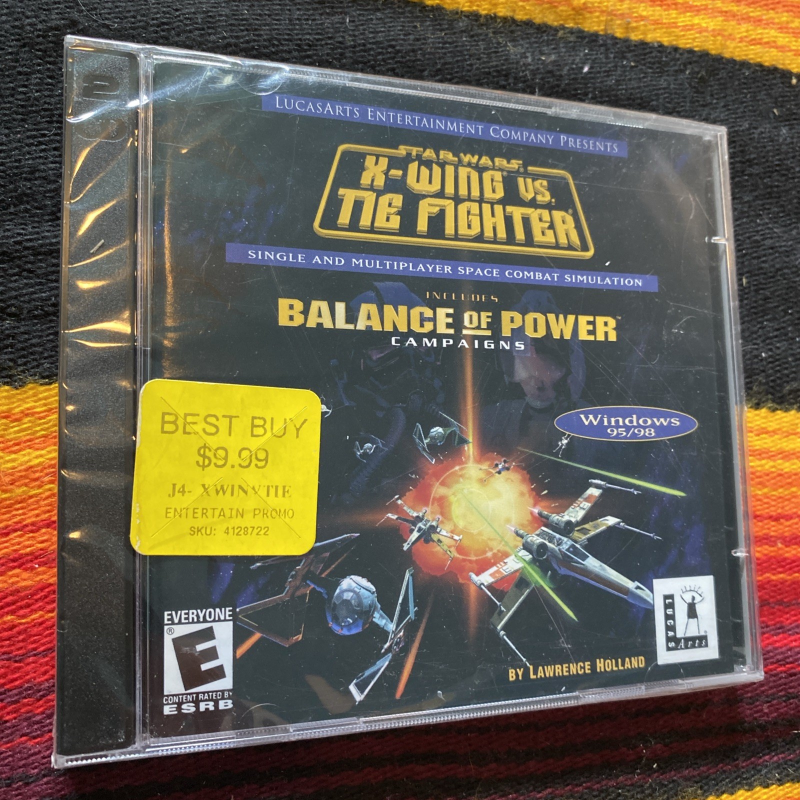 Star Wars: X-Wing vs. TIE Fighter w/ Balance of Power (PC, 2001) New Sealed