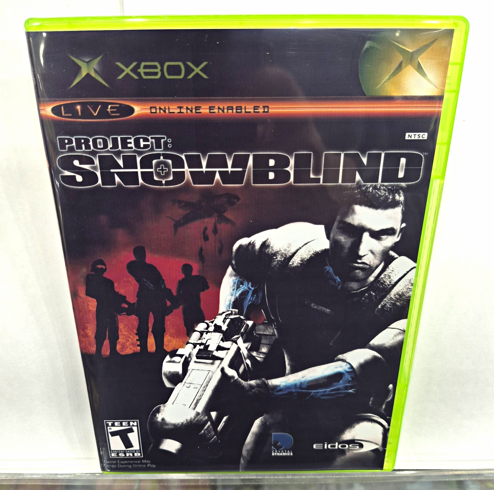 Eidos Project Snowblind (Microsoft Xbox, 2005) With New Cover 