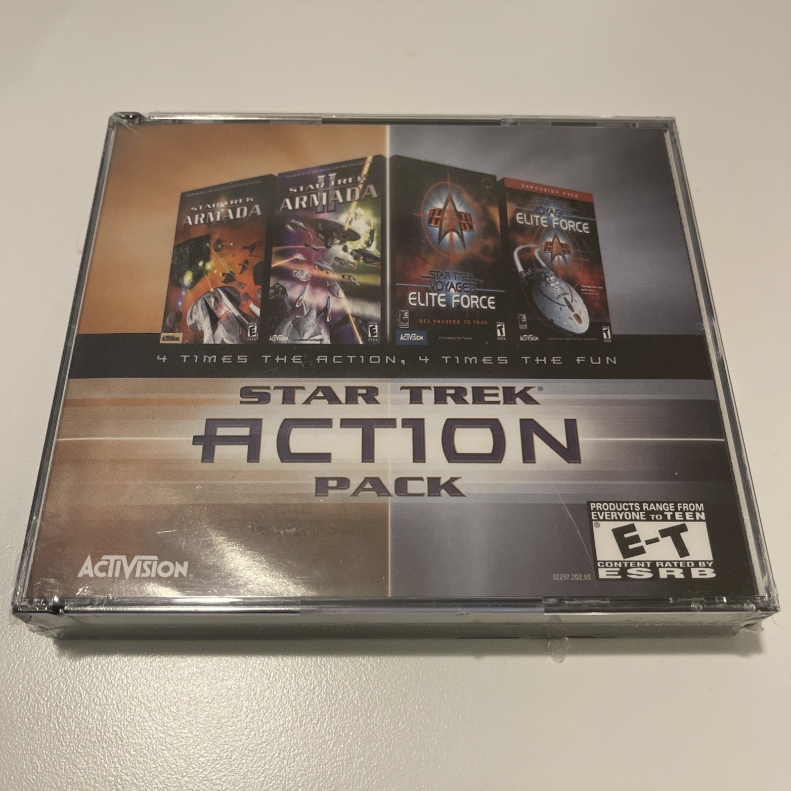 STAR TREK ACTION PACK Armada, Armada II, Elite Force & Expansion PC Games Sealed