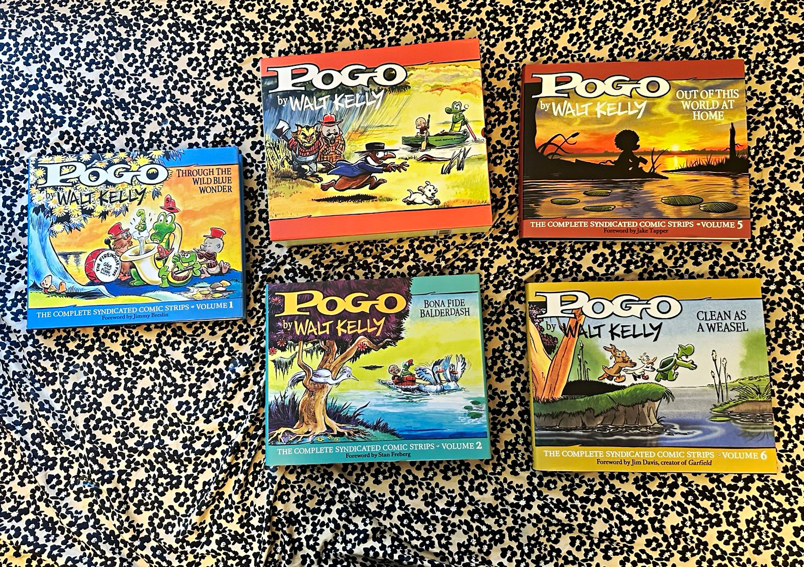 Pogo: The Complete Syndicated Comic Strips Vol 1-6 Set by Walt Kelly