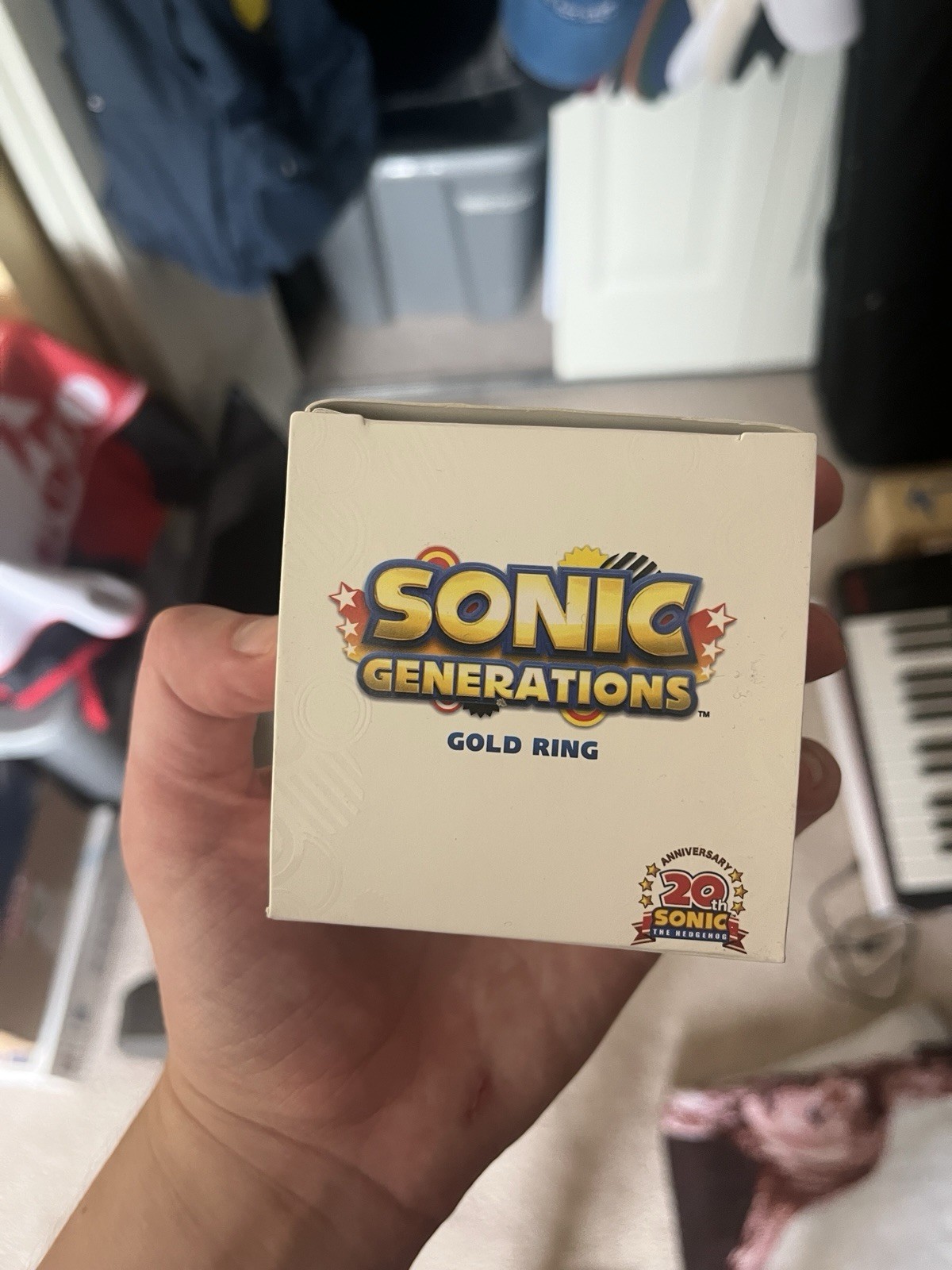 SEGA Sonic Generations White World Ring 20th Anniversary Collectible