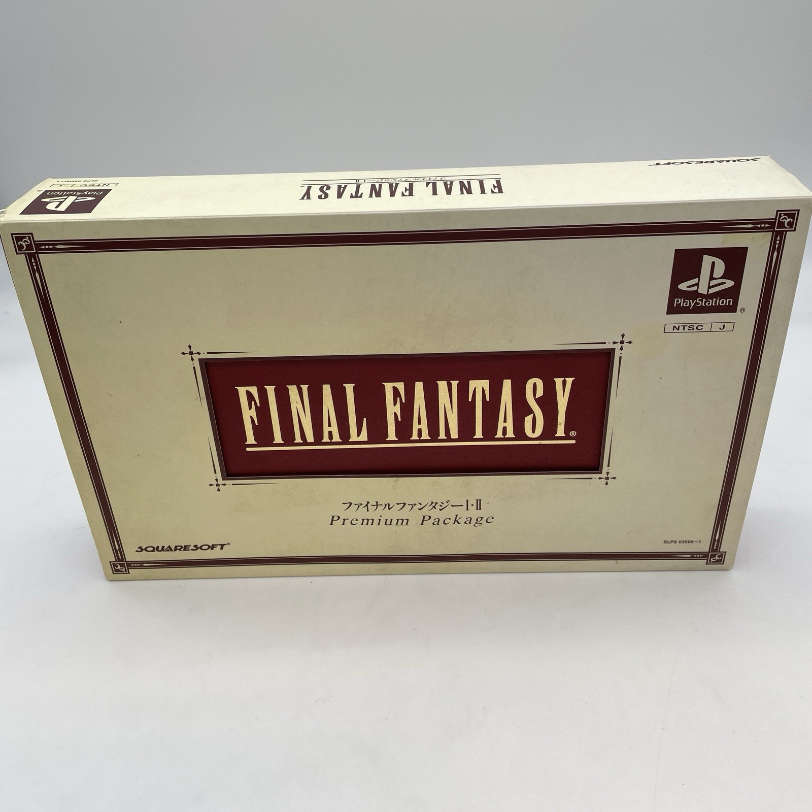 PS1 Final Fantasy 1 ＆ 2 I II Premium Package SQUARE ENIX PlayStation 1