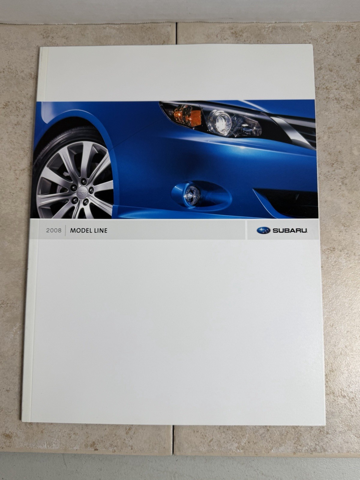 2008 Subaru Model Line SALES BROCHURE CATALOG SWRT