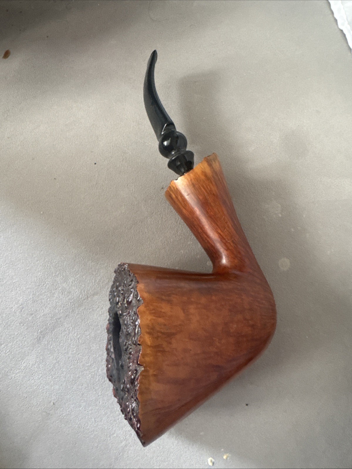 RARE Tim West Meerschaum Handmade Large Jumbo Briar Pipe Used