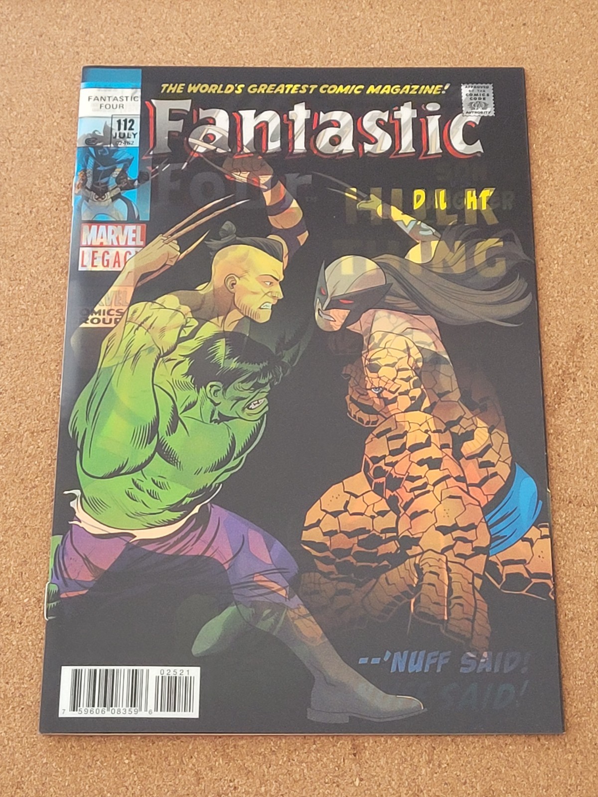 ALL NEW WOLVERINE #25 LENTICULAR Kris Anka Fantastic Four VS The Thing 1