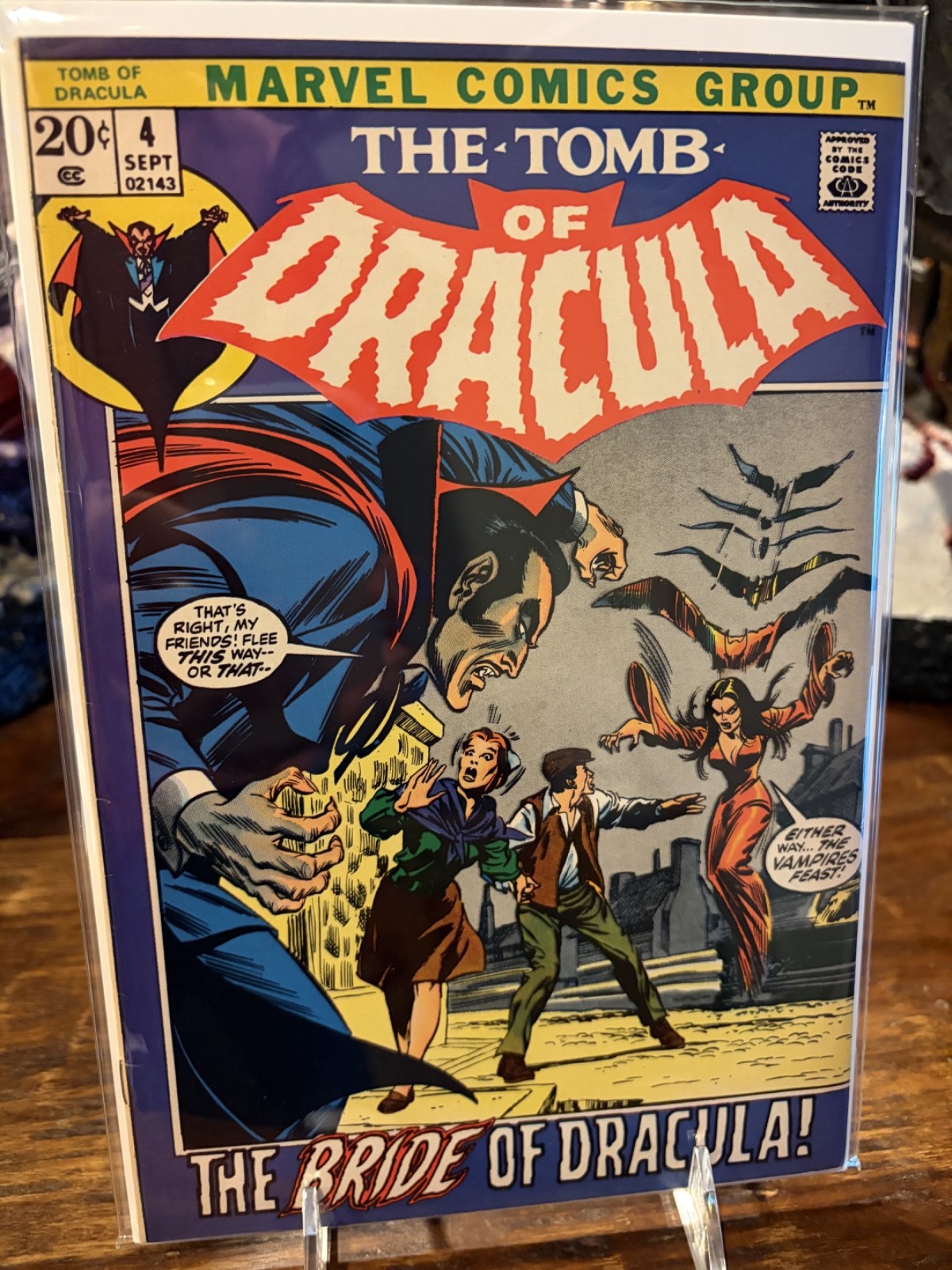 THE TOMB OF DRACULA #4 (1972) Bride of Dracula - VF-