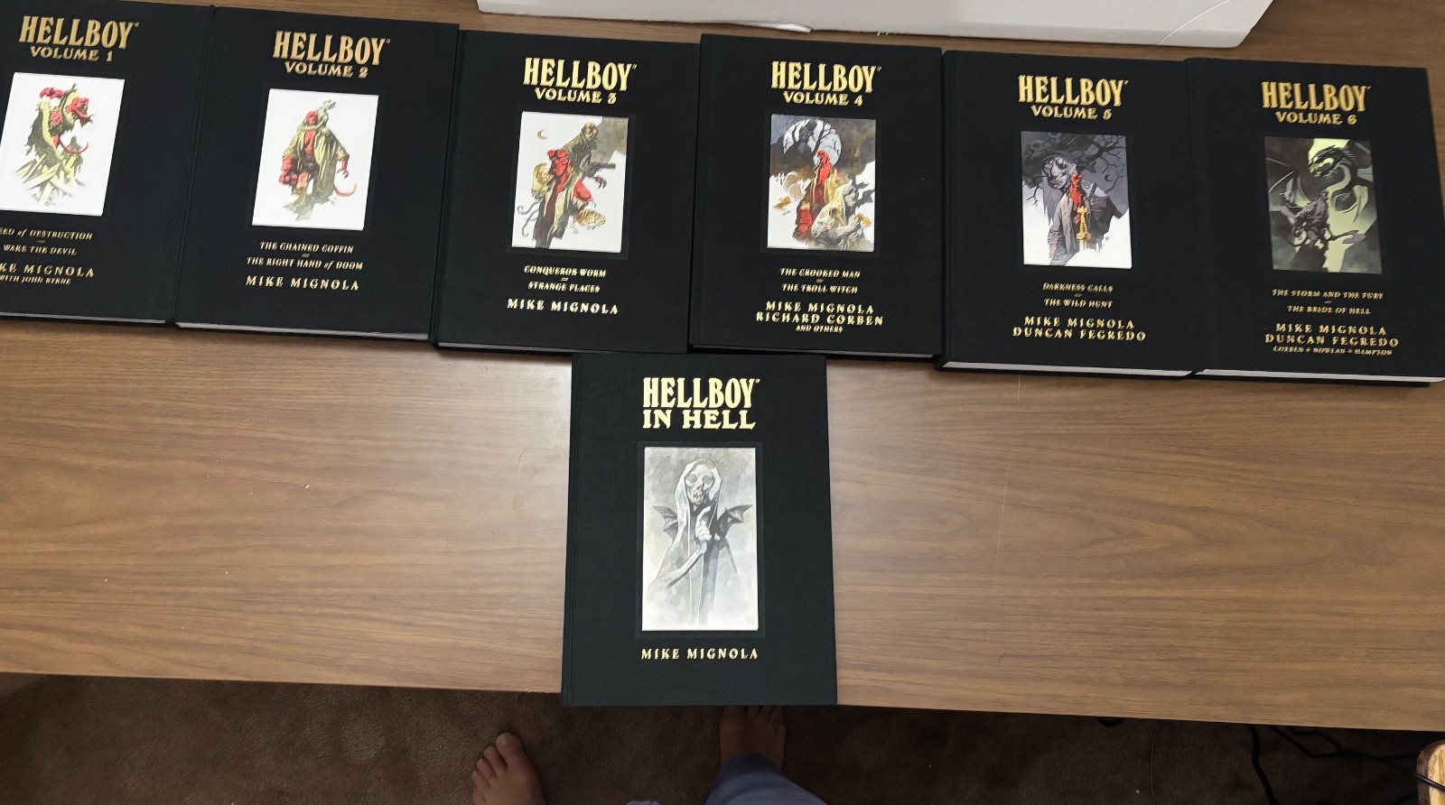 Hellboy Library Edition 1-6 and In Hell Complete Dark Horse Hardcover Omnibus