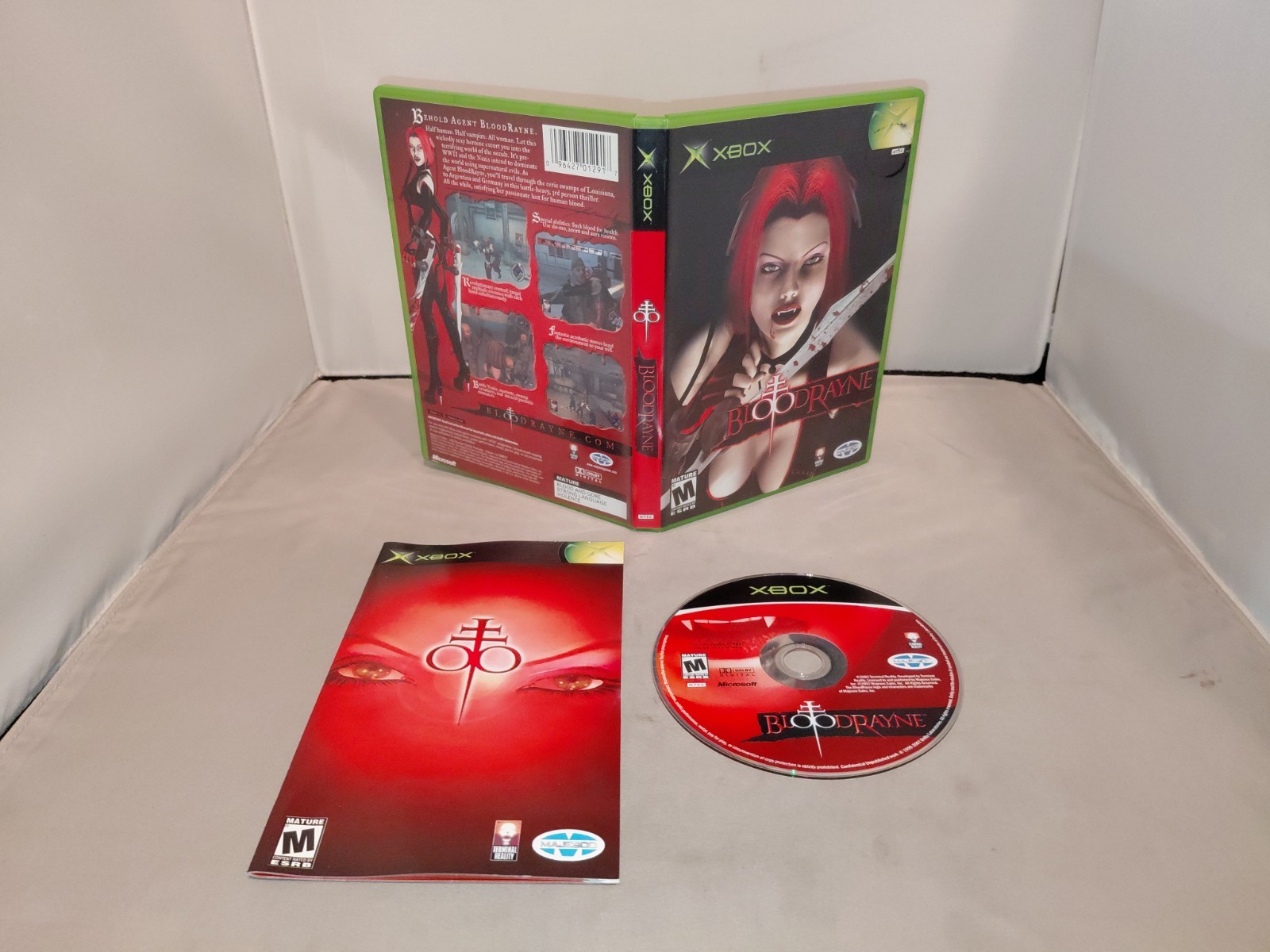 BloodRayne (Microsoft Xbox, 2002) Excellent Shape CIB fast ship