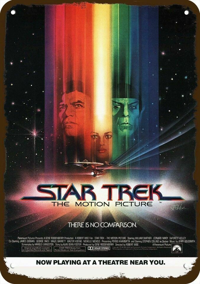 1979 STAR TREK THE MOTION PICTURE Vintage-Look **DECORATIVE REPLICA METAL SIGN**
