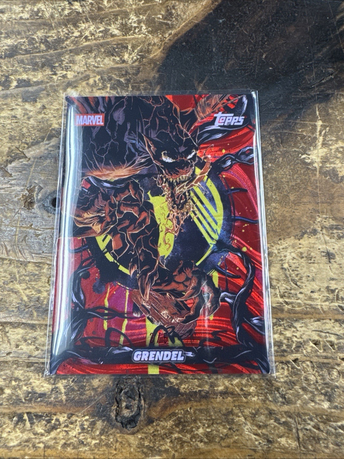 2026 Topps Mint Marvel - Symbiote Takeover - Grendel #MS19 SSP /5 Red (See Info)