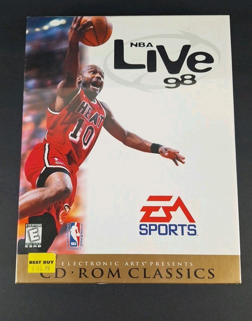 NBA Live 98 (PC, 1998) NEW SEALED /EA Sports