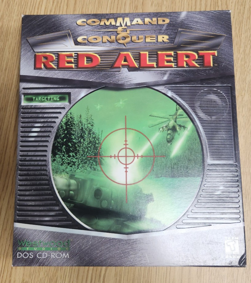 Command and Conquer: Red Alert (PC, 1996) - Box only
