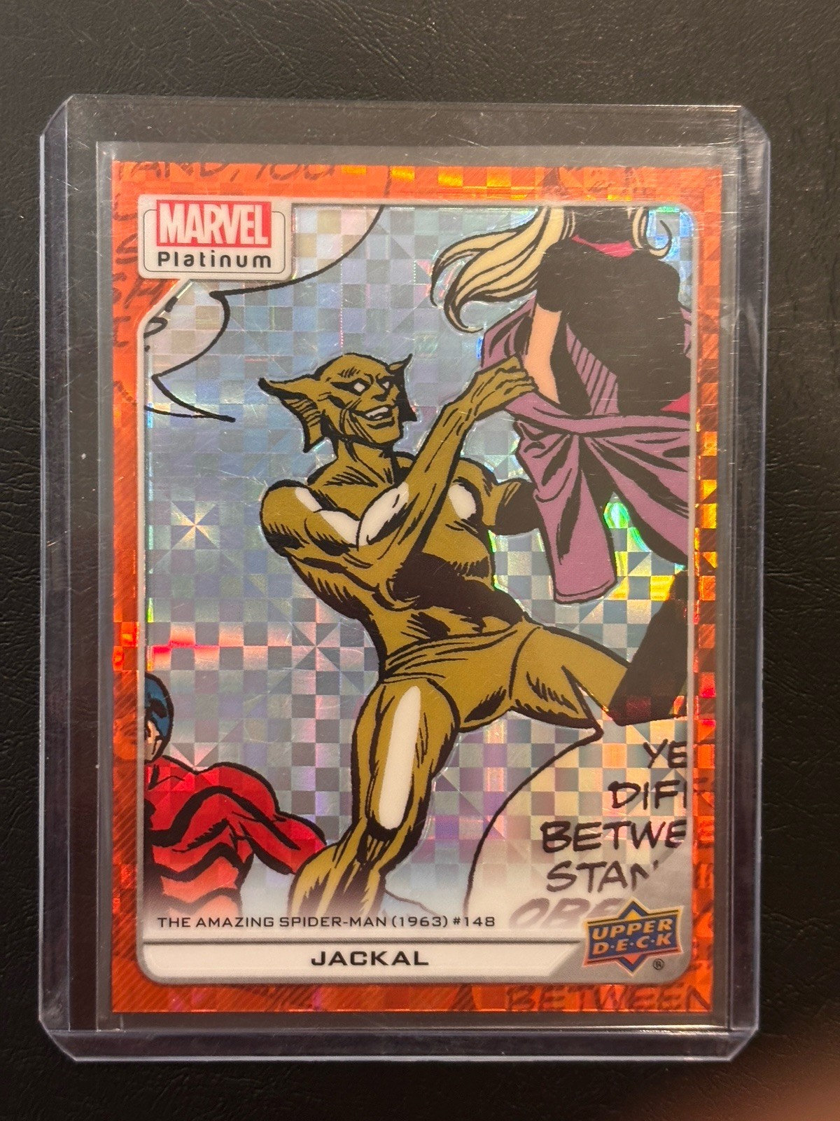 2023 Marvel Platinum Orange Checkers Jackal  /33