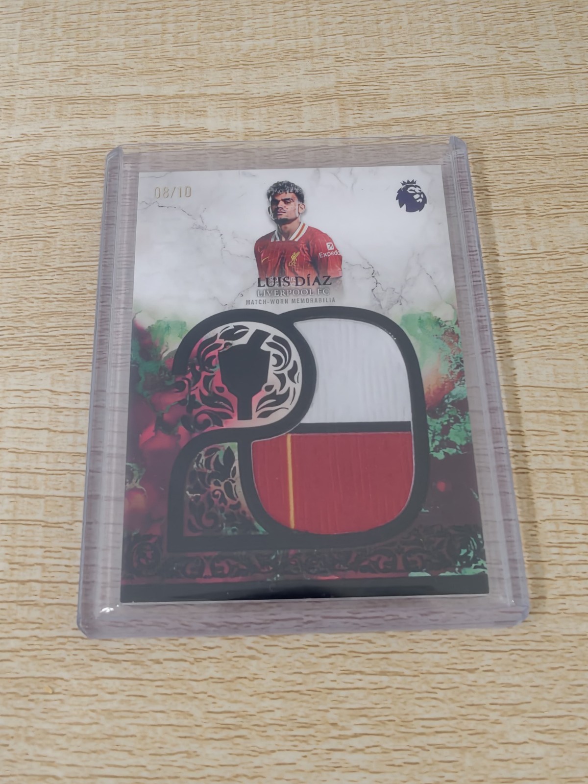 2025-26 TOPPS Royalty Premier League Luis Diaz Match Worn 20 Relic Edition 08/10