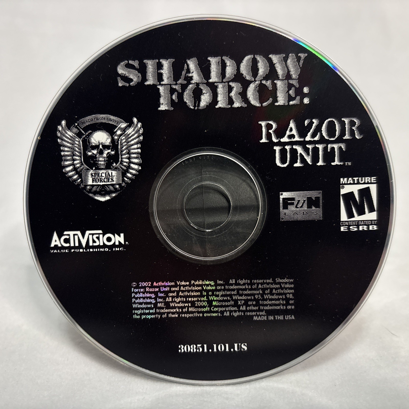 Shadow Force: Razor Unit (PC) CD-ROM Disc Only