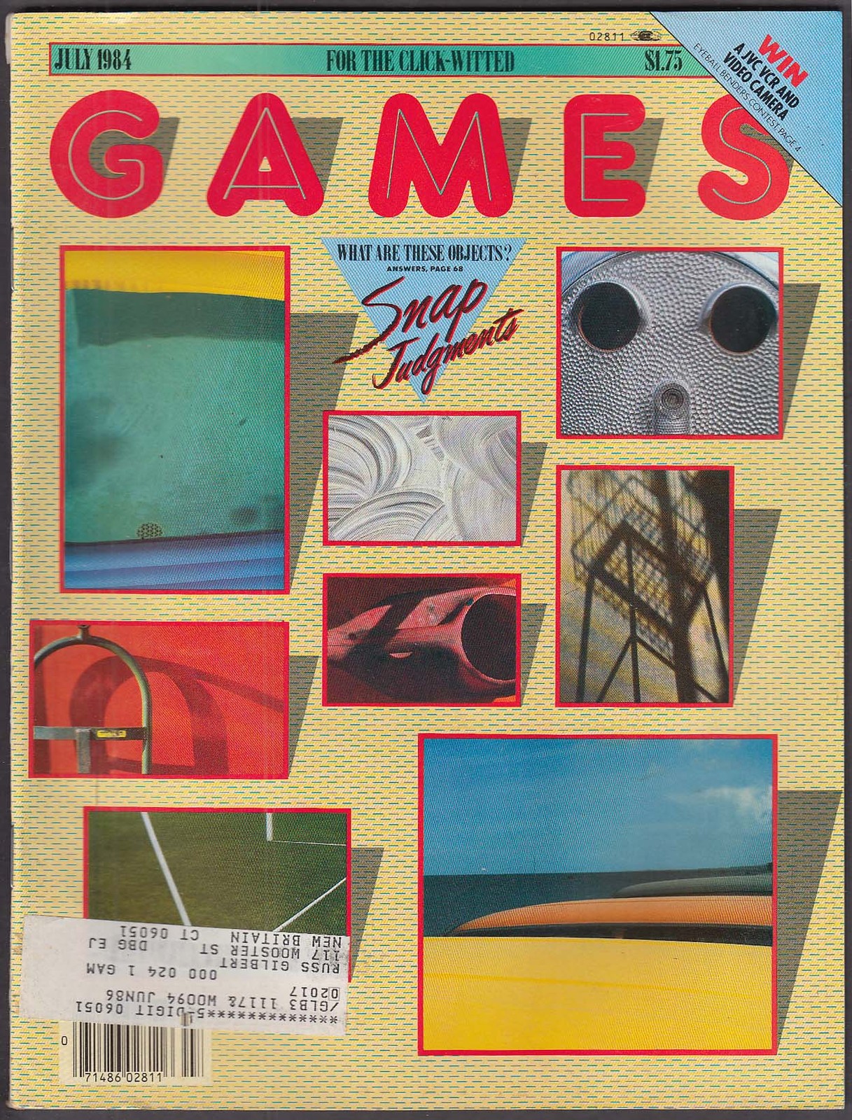 GAMES Puzzles; Logic; Quizzes; etc ++ 7 1984