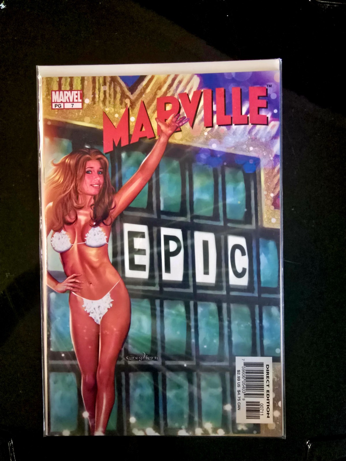 Marville #7 Marvel Comics Epic 2003 Greg Horn Cover
