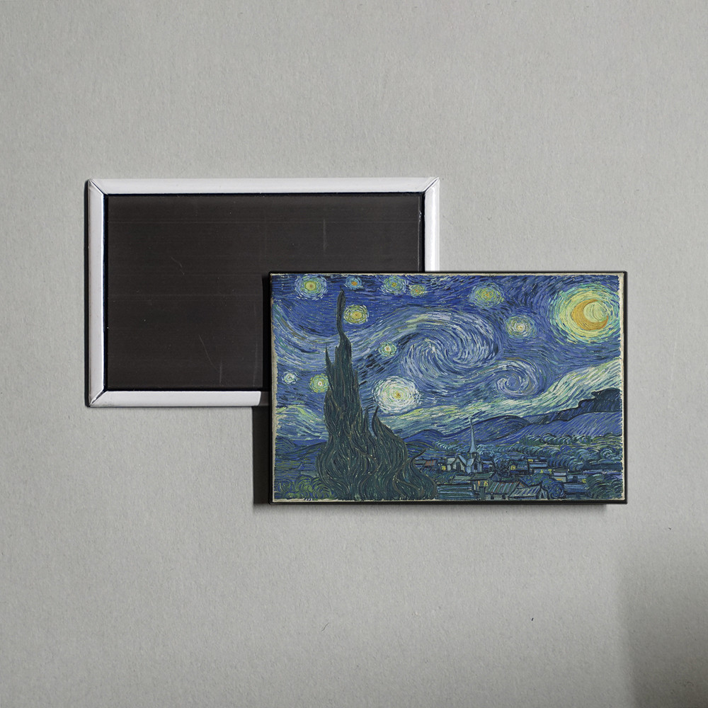 Van Gogh - The Starry Night - Painting Fridge Magnet