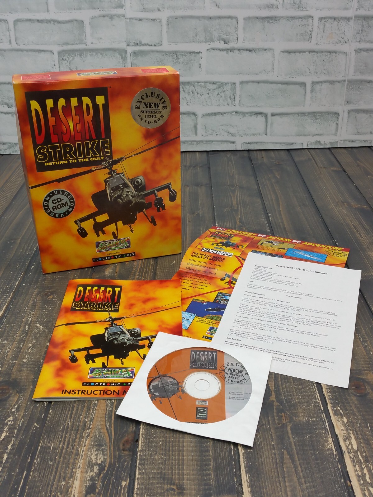 DESERT STRIKE Return to the Gulf - VERSION CD-ROM - BIG BOX GAME