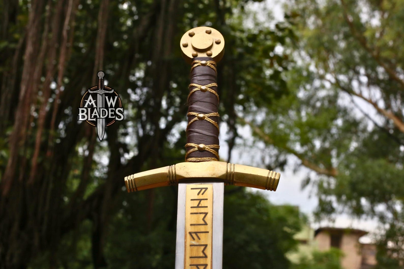 Hand Forged Carbon Steel Excalibur Sword Of Merlin Sharp Battle Ready Medieval
