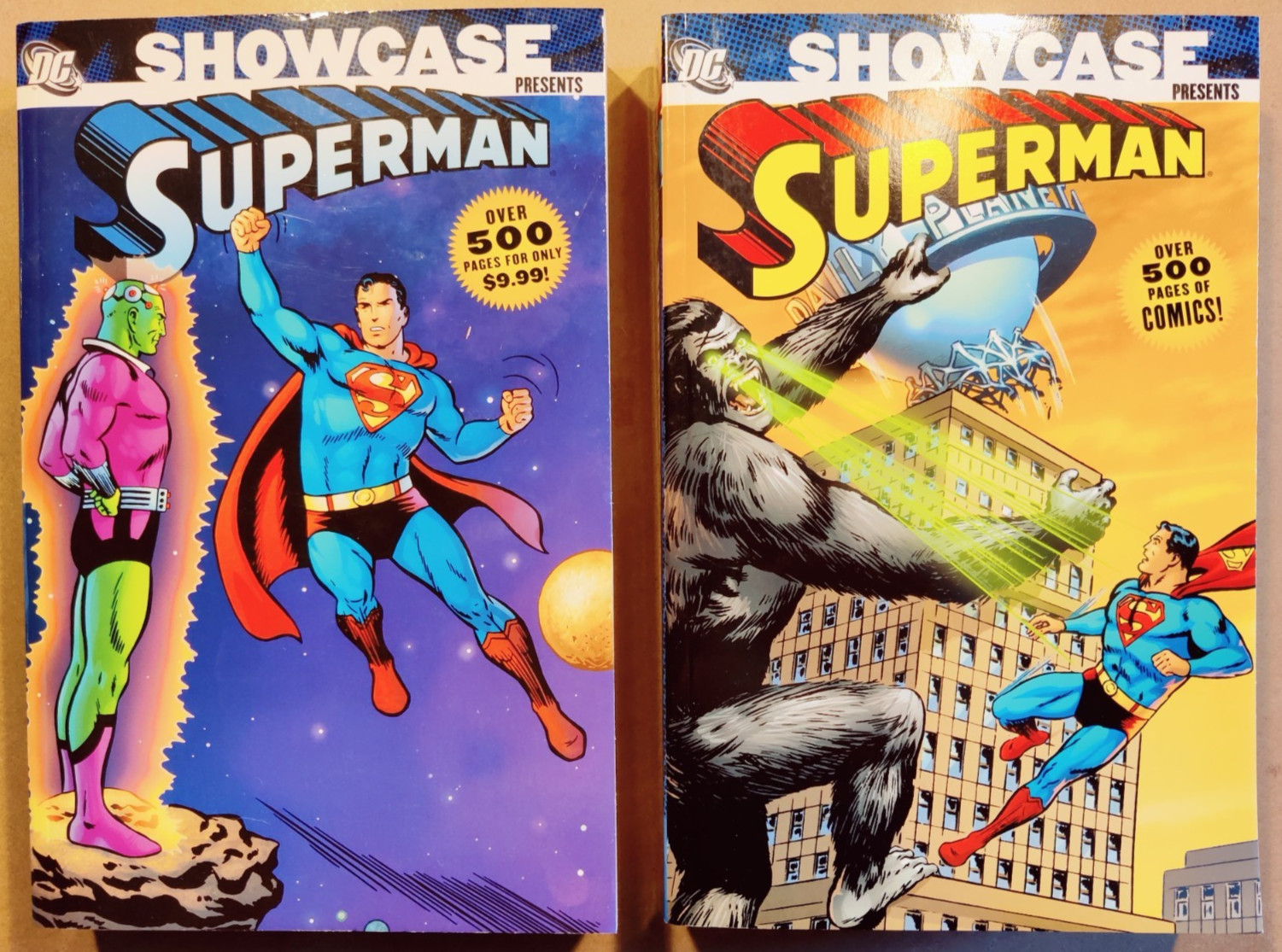 DC Showcase Presents: Superman Volume 1&2 OOP Lot(2) 1st Prints