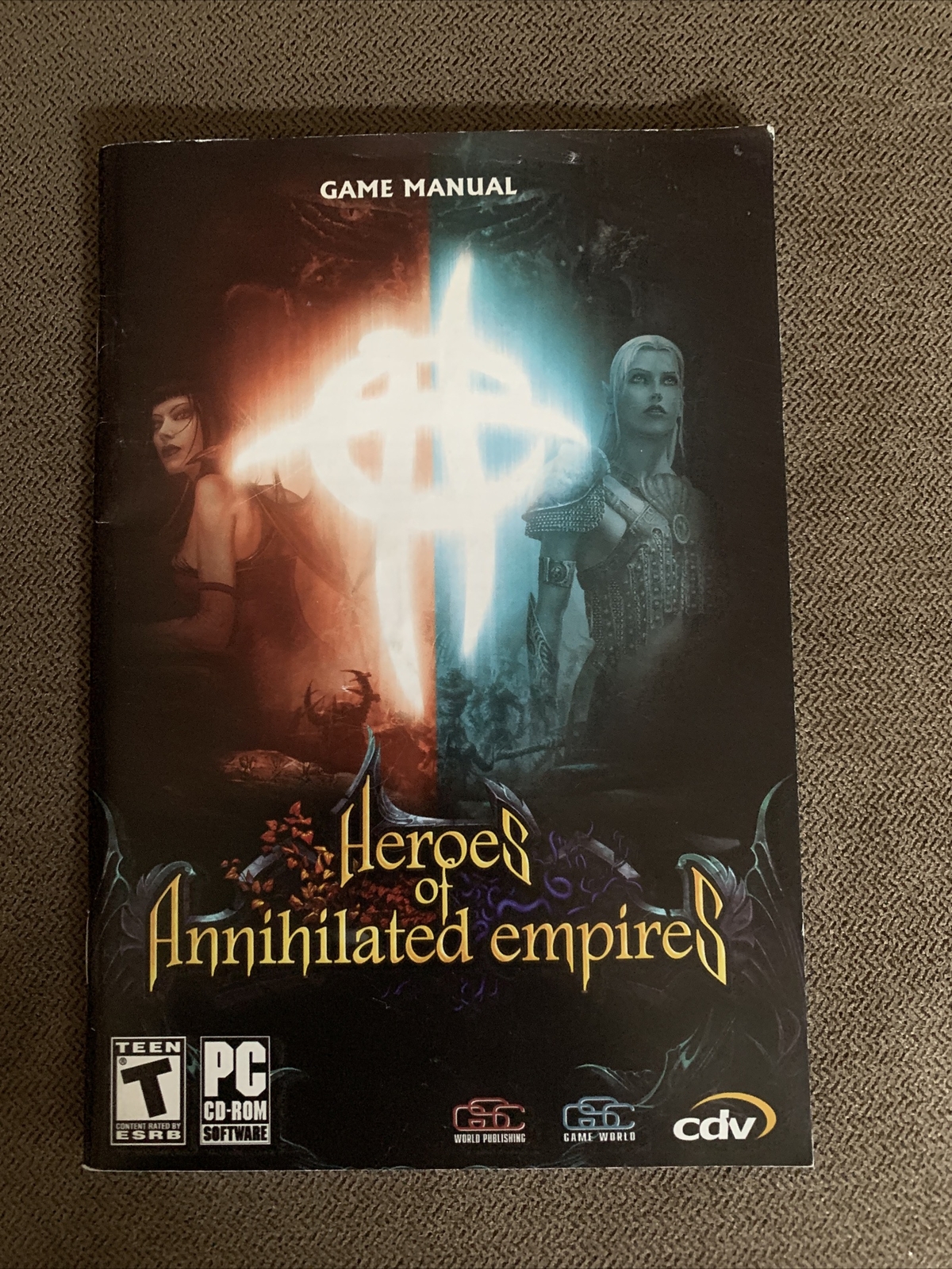 Heroes Of Annihilated Empires PC CD-Rom 2006 MANUAL ONLY
