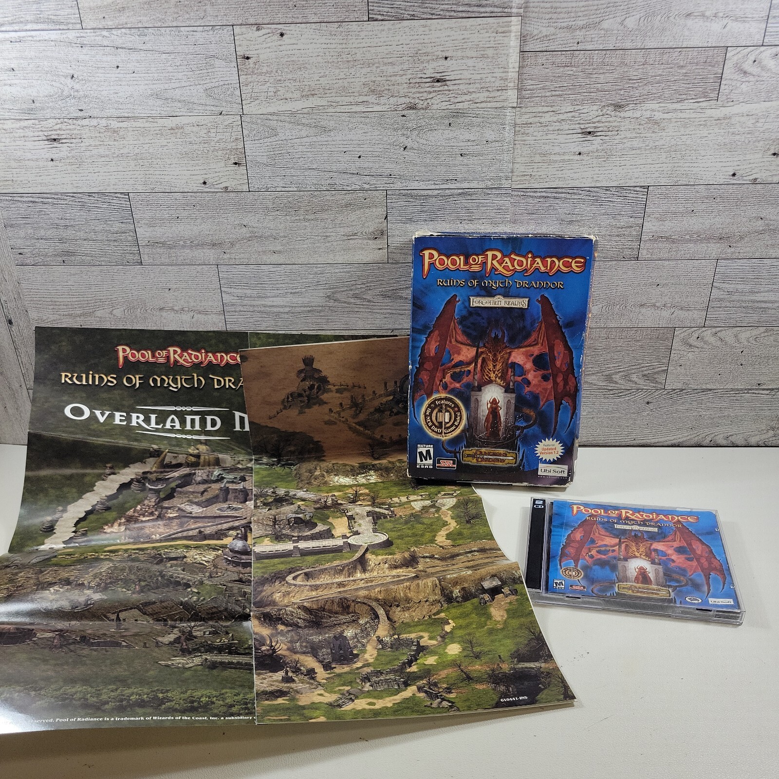 POOL OF RADIANCE RUINS OF MYTH DRANNOR Forgotten Realms PC Game Big Box