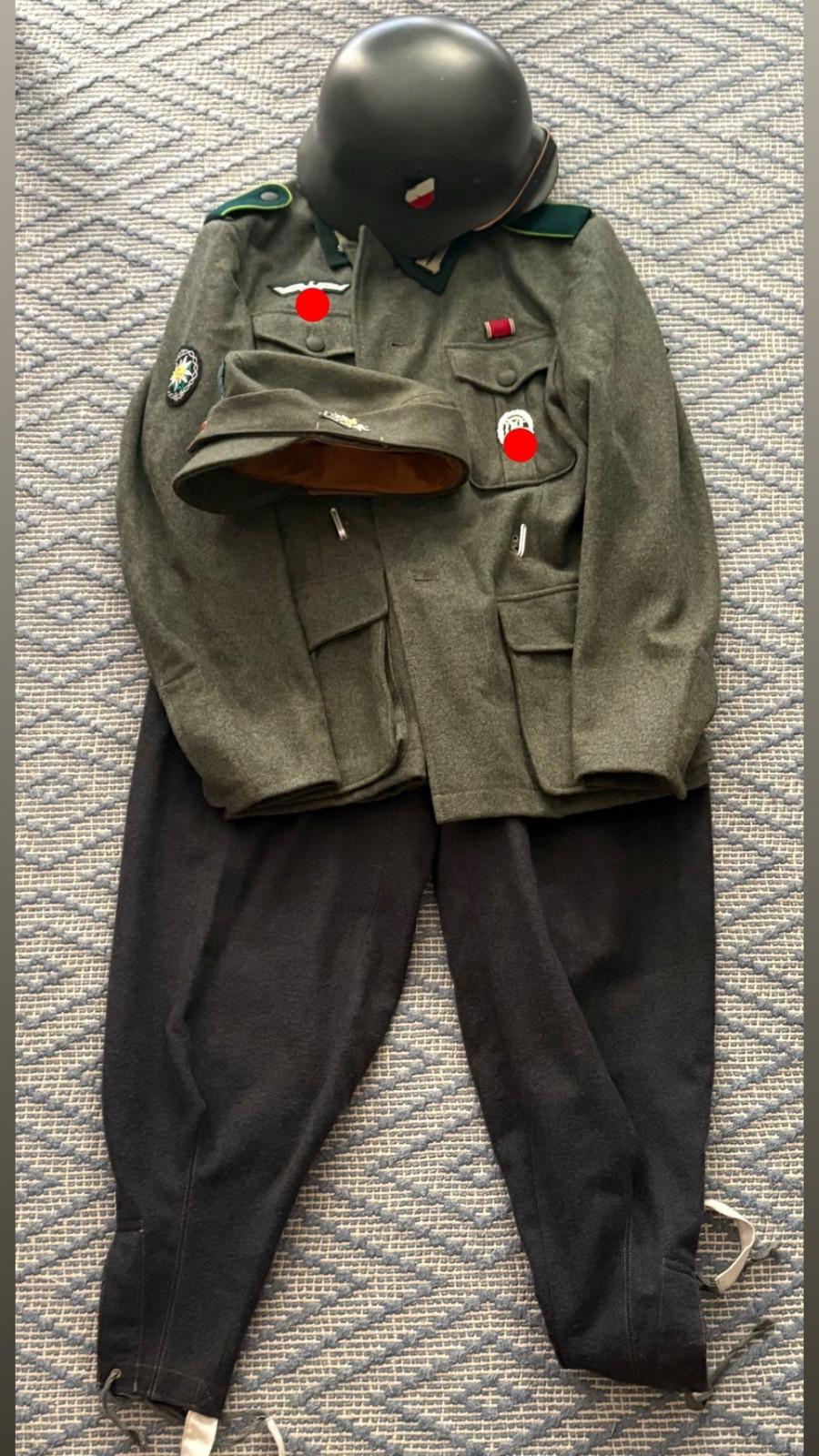 German Gebirgsjager WW2 Reenactment Uniform and Gear Reproduction WW2