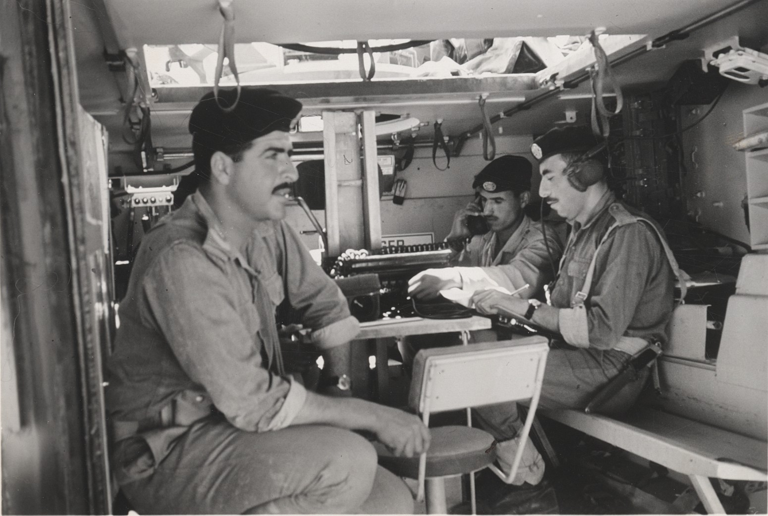 1967 Jordanian Mobile Communications Unit, Six Day War Photograph by FRANZ GOESS