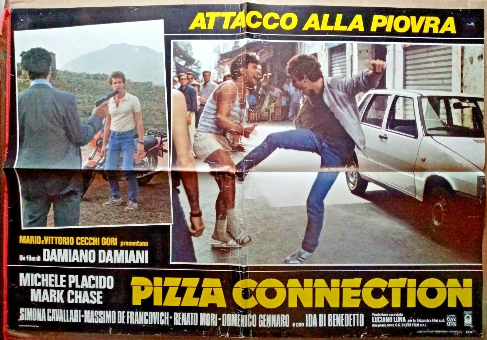 R@R@ FILM POSTER 46 X 67 - 80s - PIZZA CONNECTION - REF.N.11