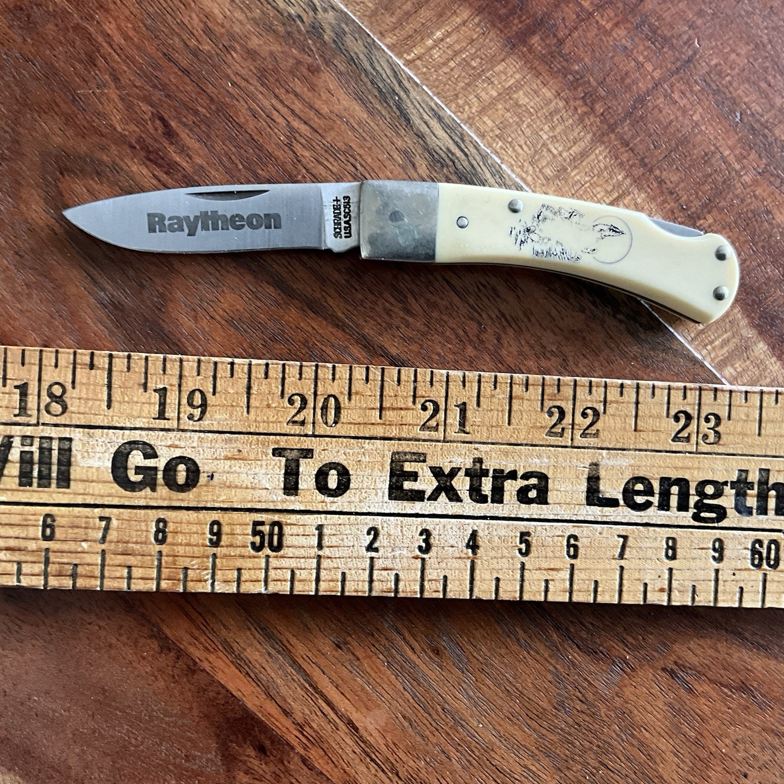 Vintage Schrade+ Folding Pocket Knife Made in U.S.A. Model SC513