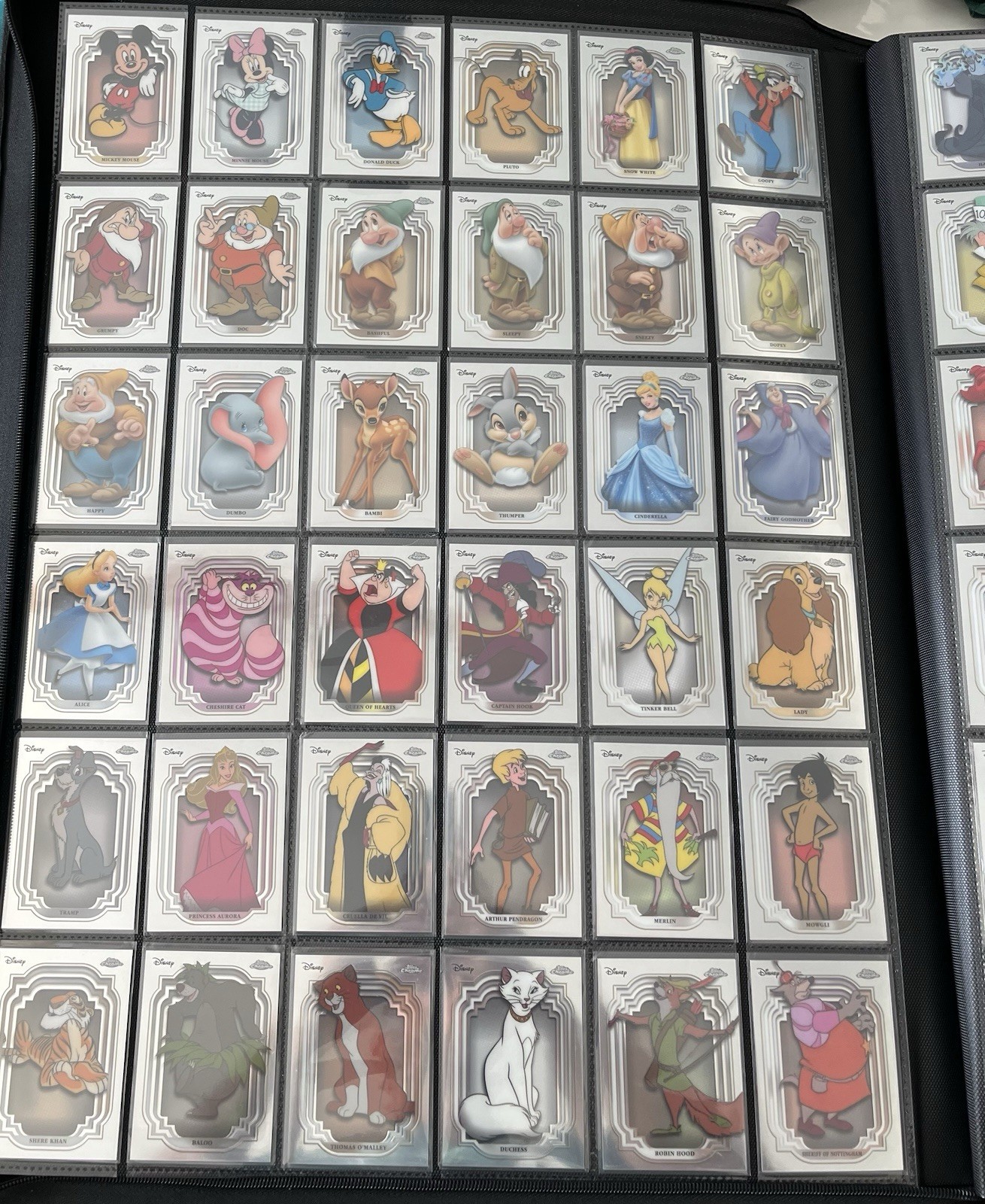 Disney 2024 Topps Chrome COMPLETE Set - Cards 1-200 Mickey Minnie Woody Pluto