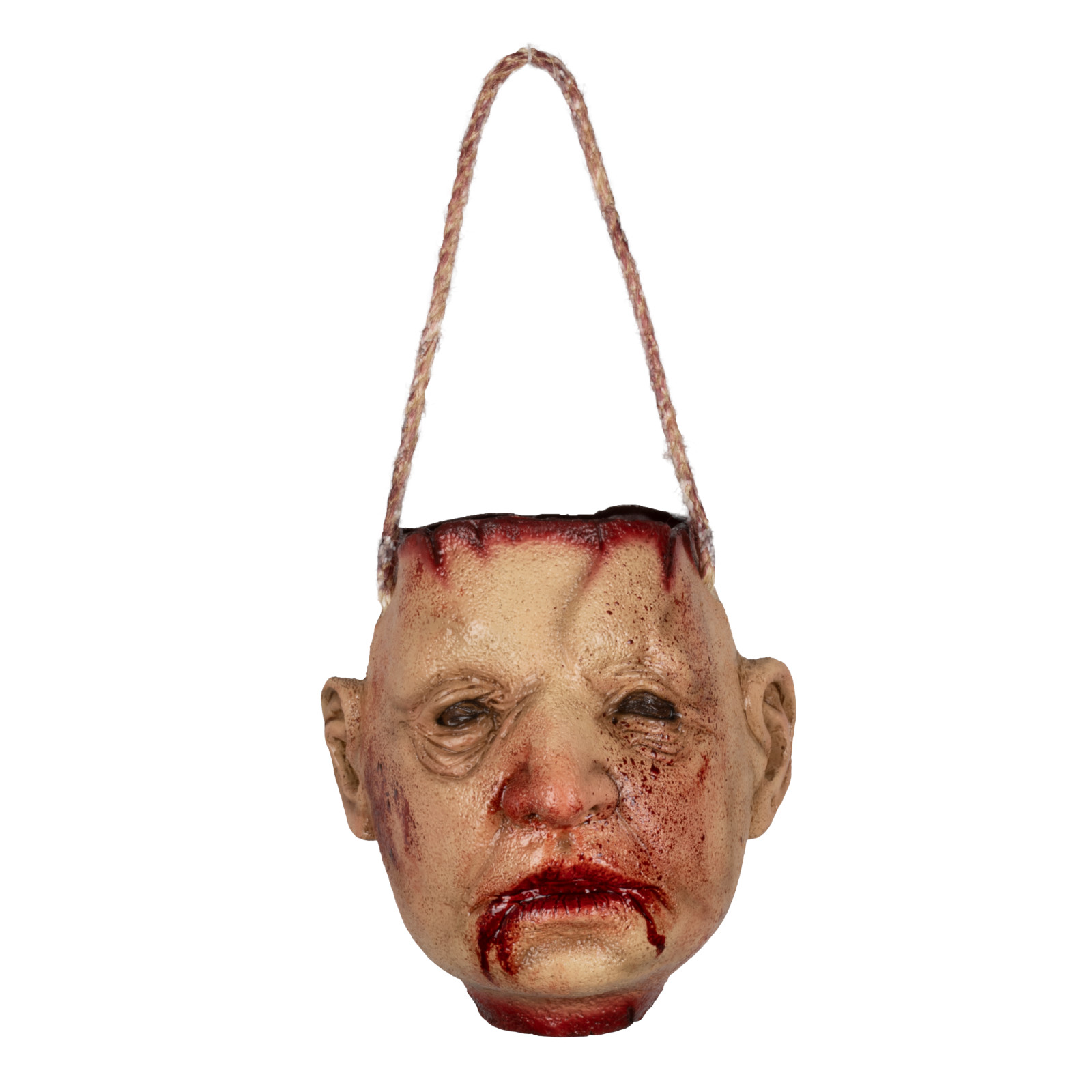 Ghoulish Productions Flesh Skin Bag for Spooky Halloween Trick or Treat Bag
