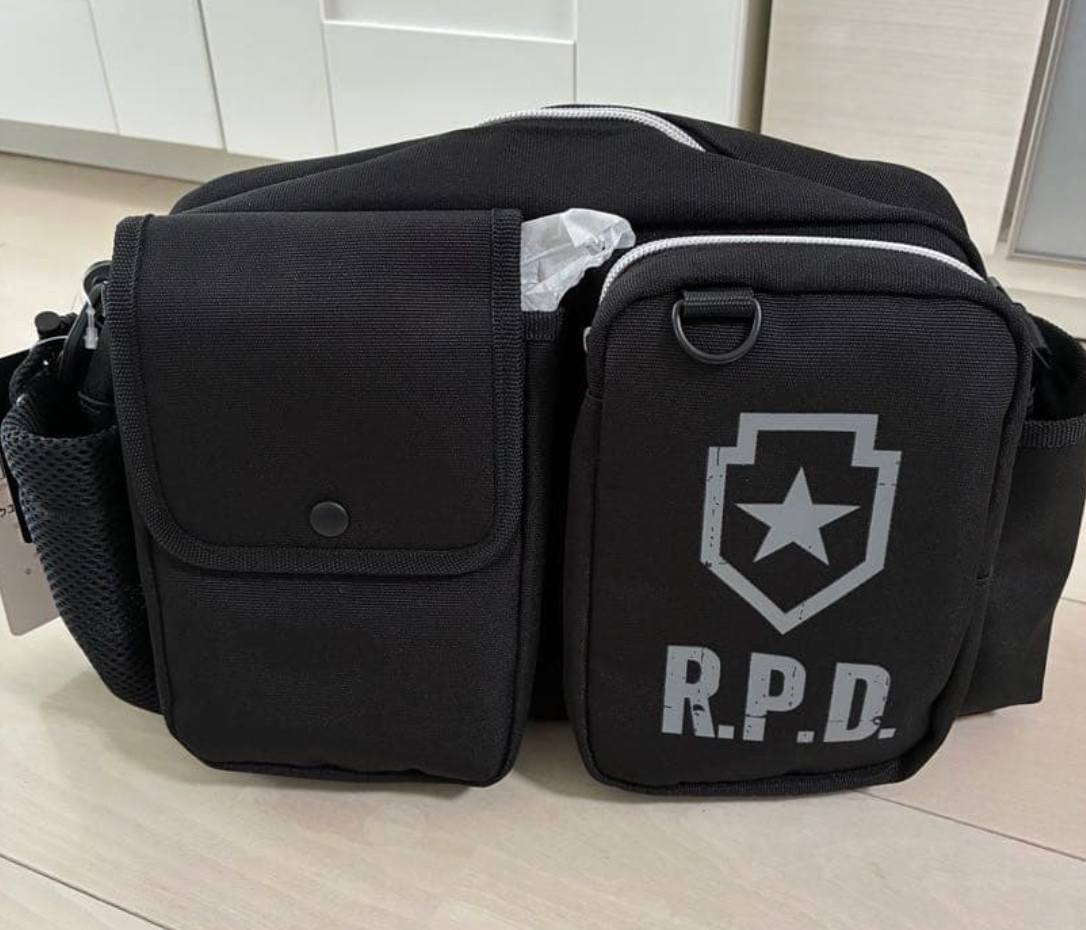 USJ Limited Resident Evil R.P.D. 3-Way Shoulder Bag Official Black BIOHAZARD New