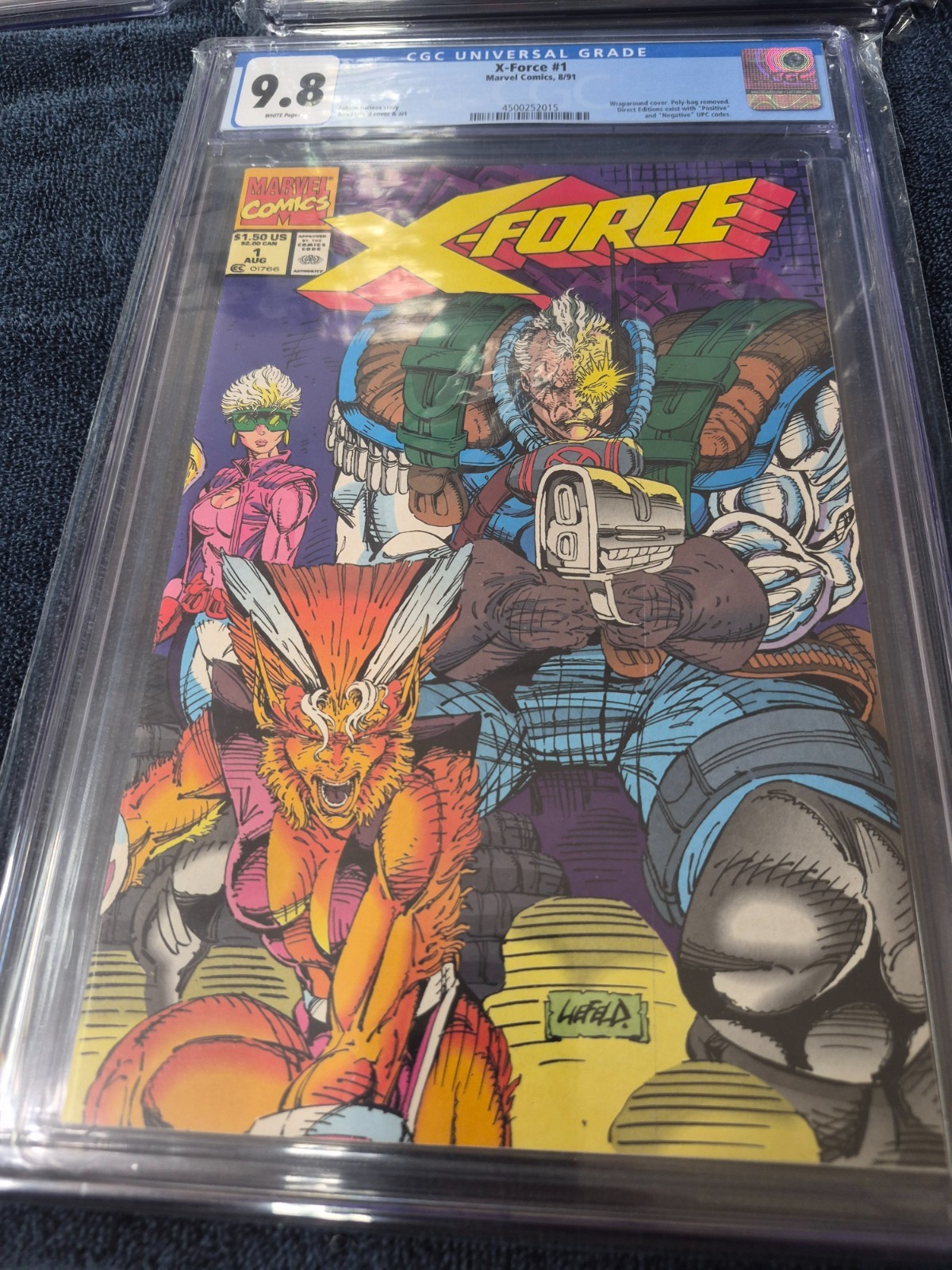 Marvel X-Force 1 1991 CGC 9.8 White Pages Liefeld