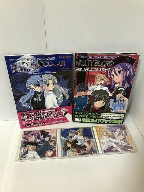MELTY BLOOD FR Ver Re・ACT OST Book TYPE-MOON Tsukihime Doujin PC Game Set