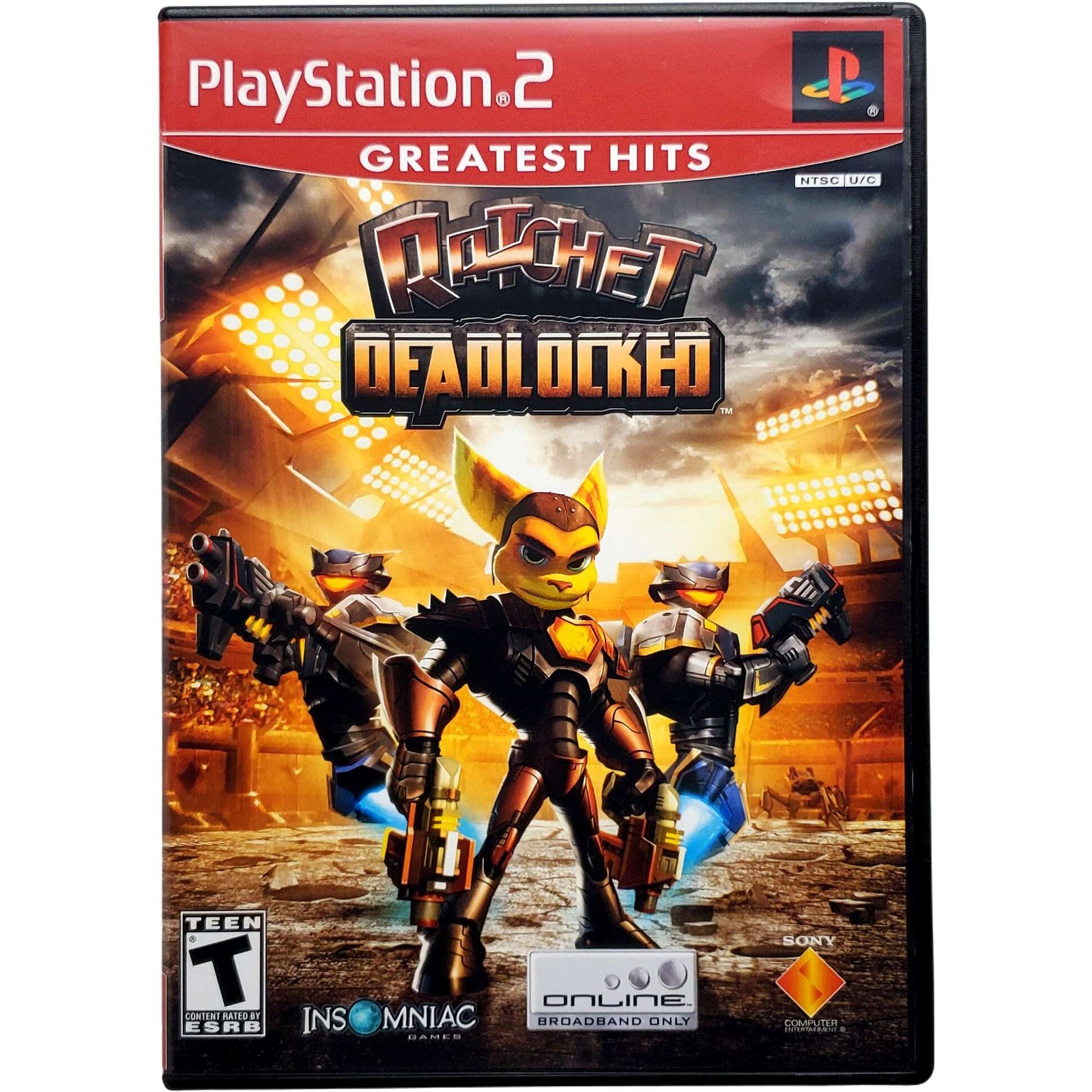 Ratchet Deadlocked Greatest Hits - Sony Playstation 2 PS2 Pristine 1Y Guarantee